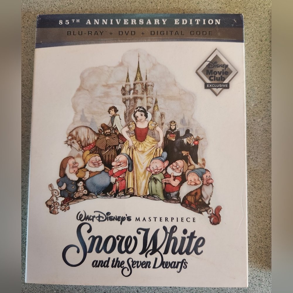 New/ Sealed Exclusive DMC 85th Anniversary Snow White Blu-Ray + DVD
